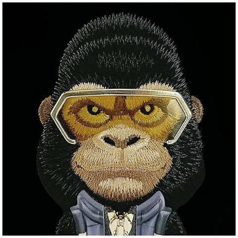 Etui Nimmy Cool&Cute 2.0 Gorilla na iPhone 17 Pro - czarne