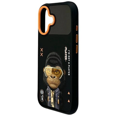 Etui Nimmy Cool&Cute 2.0 Gorilla na iPhone 17 - czarne
