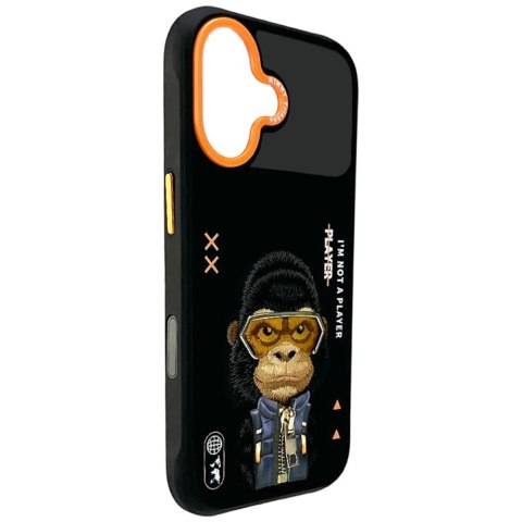 Etui Nimmy Cool&Cute 2.0 Gorilla na iPhone 17 - czarne