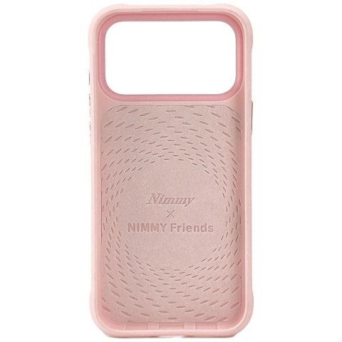 Etui Nimmy Cool&Cute 2.0 Rabbit na iPhone 17 Pro - różowe