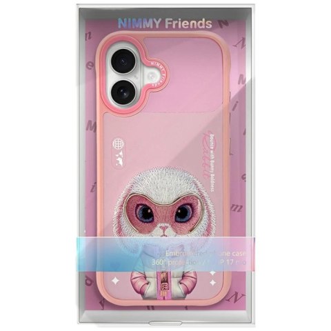 Etui Nimmy Cool&Cute 2.0 Rabbit na iPhone 17 - różowe