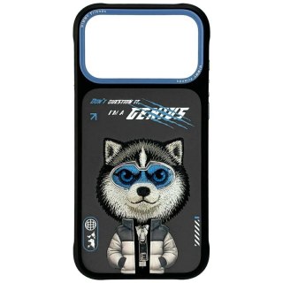Etui Nimmy Cool&Cute 2.0 Wolf na iPhone 17 Pro Max - czarne