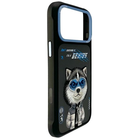 Etui Nimmy Cool&Cute 2.0 Wolf na iPhone 17 Pro Max - czarne
