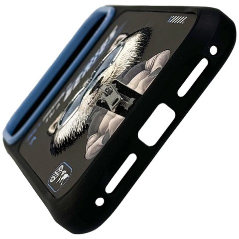 Etui Nimmy Cool&Cute 2.0 Wolf na iPhone 17 Pro - czarne
