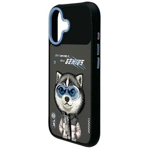 Etui Nimmy Cool&Cute 2.0 Wolf na iPhone 17 - czarne