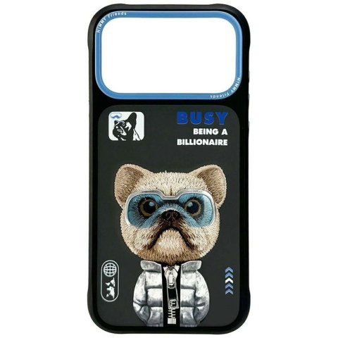 Etui Nimmy Cool&Cute 2.0 nag na iPhone 17 Pro Max - czarne