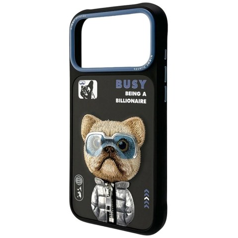 Etui Nimmy Cool&Cute 2.0 nag na iPhone 17 Pro Max - czarne