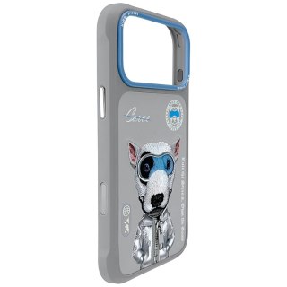 Etui Nimmy Cool&Cute 2.0 nag na iPhone 17 Pro - szare