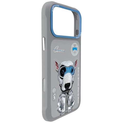 Etui Nimmy Cool&Cute 2.0 nag na iPhone 17 Pro - szare