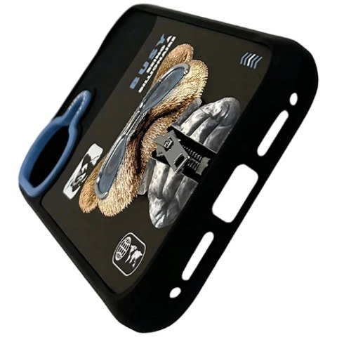 Etui Nimmy Cool&Cute 2.0 nag na iPhone 17 - czarne