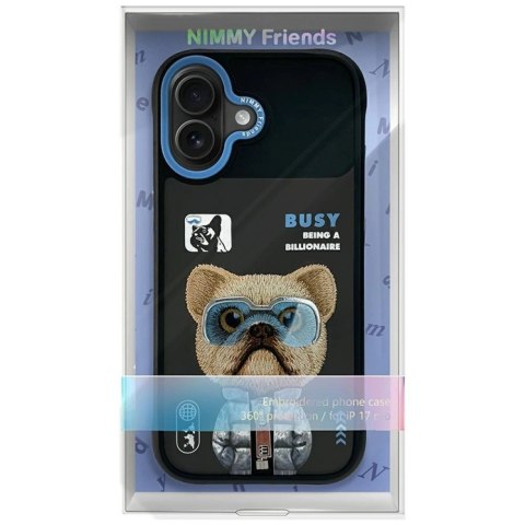 Etui Nimmy Cool&Cute 2.0 nag na iPhone 17 - czarne