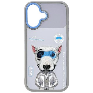 Etui Nimmy Cool&Cute 2.0 nag na iPhone 17 - szare