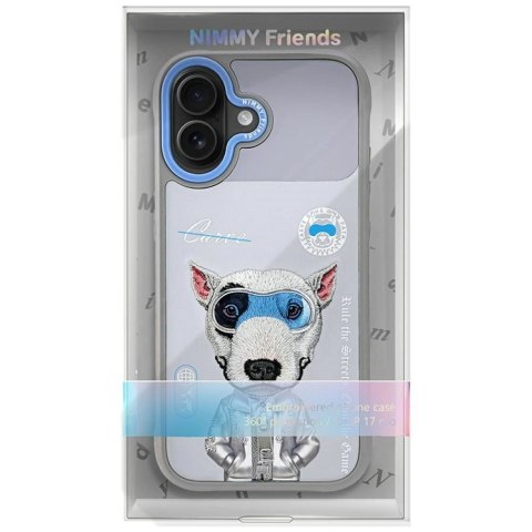 Etui Nimmy Cool&Cute 2.0 nag na iPhone 17 - szare