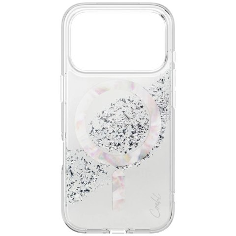 Etui UNIQ Coehl Crystelle na iPhone 17 Pro Max Magnetic Charging - srebrne