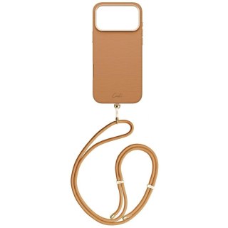 Etui UNIQ Coehl Mirelle na iPhone 17 Pro Max Magnetic Charging - brązowe