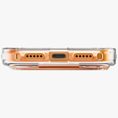 Etui UNIQ Heldro Air na iPhone 17 Pro Max Magclick Charging - pomarańczowe