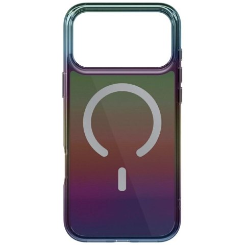 Etui UNIQ Iridescia na iPhone 17 Pro Max Magclick Charging - wielokolorowe