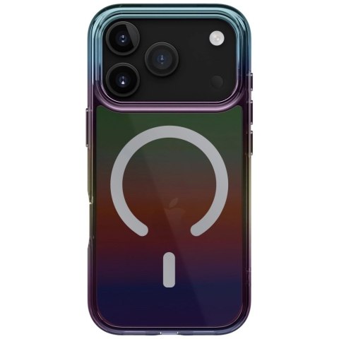 Etui UNIQ Iridescia na iPhone 17 Pro Magclick Charging - wielokolorowe