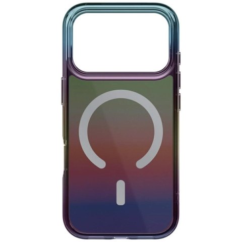 Etui UNIQ Iridescia na iPhone 17 Pro Magclick Charging - wielokolorowe