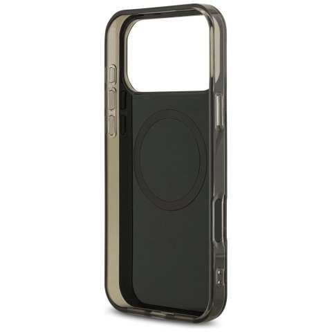 Etui US Polo DH and Bottom Stripe Logo MagSafe na iPhone 17 Pro Max - czarne