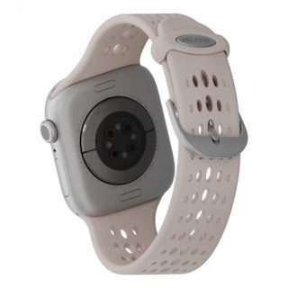 Pasek Decoded Silicone Ares O Band na Apple Watch 40 / 41 / 42 mm - beżowy
