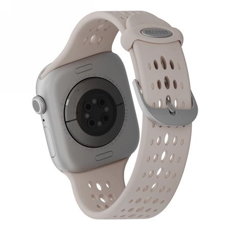 Pasek Decoded Silicone Ares O Band na Apple Watch 40 / 41 / 42 mm - beżowy