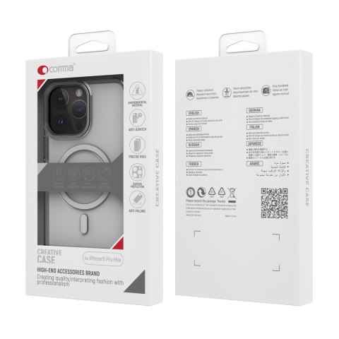Comma nakładka Crystal Mag do iPhone 15 Pro Max przeźroczysta Comma nakładka Crystal Mag do iPhone 15 Pro Max przeźroczysta