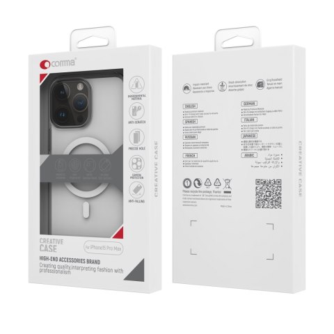 Comma nakładka Elemental Mag do iPhone 15 Plus przeźroczysta Comma nakładka Elemental Mag do iPhone 15 Plus przeźroczysta