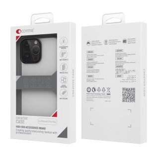 Comma nakładka Hard Jacket do iPhone 15 przeźroczysta antybakteryjna