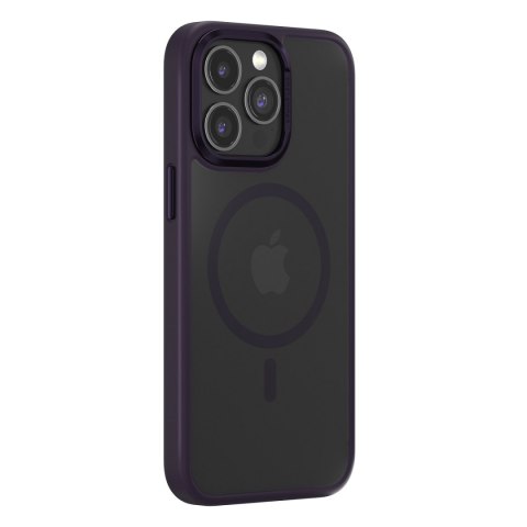 Comma nakładka Joy Elegant Mag do iPhone 15 Pro Max ciemno fioletowa Comma nakładka Joy Elegant Mag do iPhone 15 Pro Max ciemno fioletowa