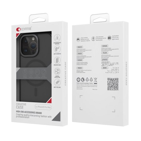 Comma nakładka Joy Elegant Mag do iPhone 15 ciemno zielona Comma nakładka Joy Elegant Mag do iPhone 15 ciemno zielona