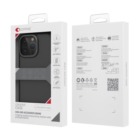 Comma nakładka Joy Elegant do iPhone 15 ciemno zielona Comma nakładka Joy Elegant do iPhone 15 ciemno zielona