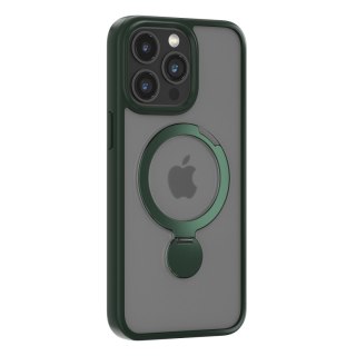 Comma nakładka Joy Shark Mag do iPhone 15 Plus ciemno zielona