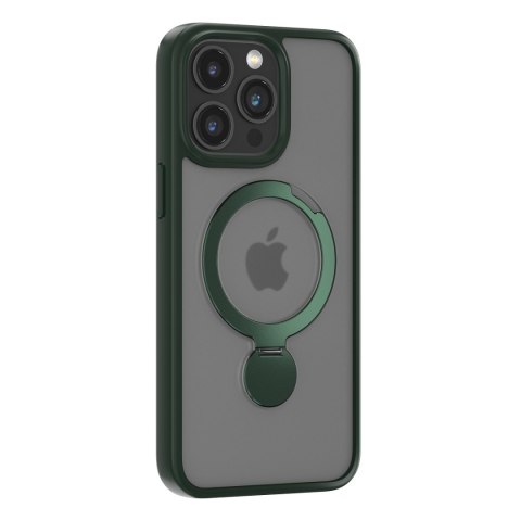 Comma nakładka Joy Shark Mag do iPhone 15 Plus ciemno zielona Comma nakładka Joy Shark Mag do iPhone 15 Plus ciemno zielona
