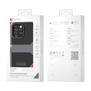 Comma nakładka Kevlar Mag do iPhone 15 Pro czarna