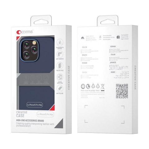 Comma nakładka Nature Mag do iPhone 15 Plus niebieska