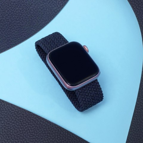 Pasek elastyczny L do Apple Watch 38/40/41 mm dł. 155 mm czarny