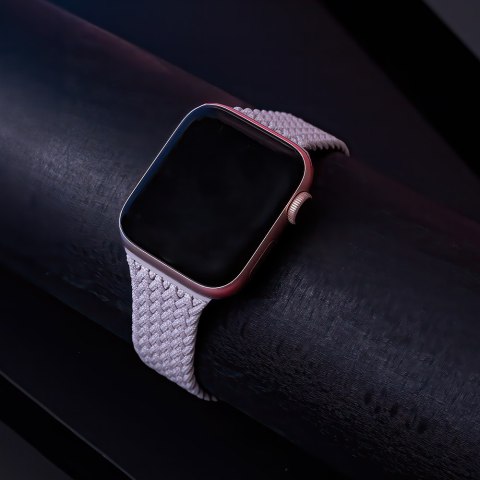 Pasek elastyczny XS do Apple Watch 42/44/45 mm dł. 135 mm jasno szary Pasek elastyczny XS do Apple Watch 42/44/45 mm dł. 135 mm jasno szary