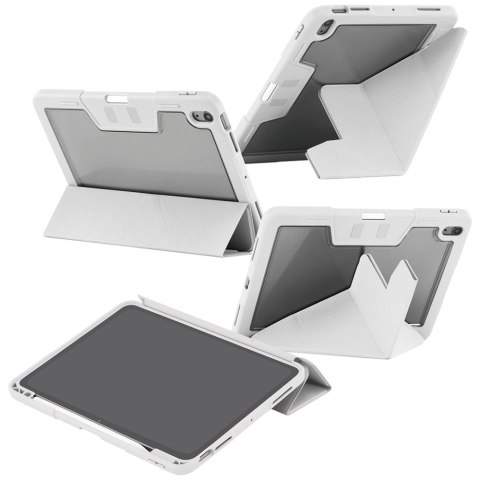 Etui Care by PanzerGlass Y fold do iPad Air 11" 2025 (7 gen.) / iPad Air 11" 2024 (6 gen.) - jasnoszare