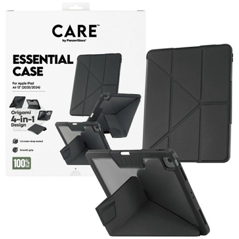 Etui Care by PanzerGlass Y fold do iPad Air 13" 2024 / 2025 - czarne