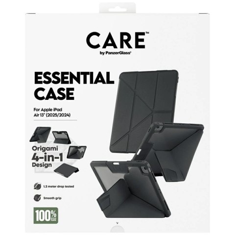 Etui Care by PanzerGlass Y fold do iPad Air 13" 2024 / 2025 - czarne