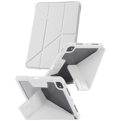Etui Care by PanzerGlass Y fold do iPad Pro 11" 2025 / 2024 - jasnoszare
