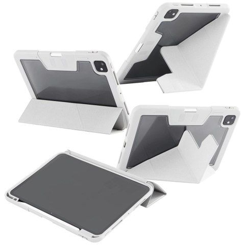Etui Care by PanzerGlass Y fold do iPad Pro 11" 2025 / 2024 - jasnoszare
