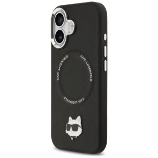 Etui Karl Lagerfeld Choupette Pin MagSafe do iPhone 17 - czarne