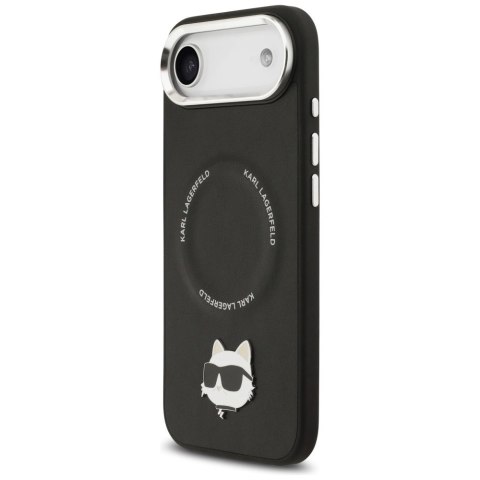 Etui Karl Lagerfeld Choupette Pin MagSafe do iPhone Air czarne
