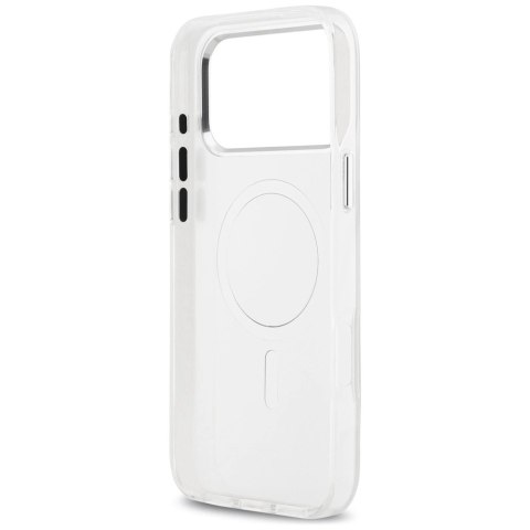 Etui Karl Lagerfeld IML Aquarelle Karl & Choupette & Logo MagSafe do iPhone 17 Pro Max - białe