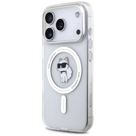 Etui Karl Lagerfeld IML Choupette MagSafe do iPhone 17 Pro Max - przezroczyste