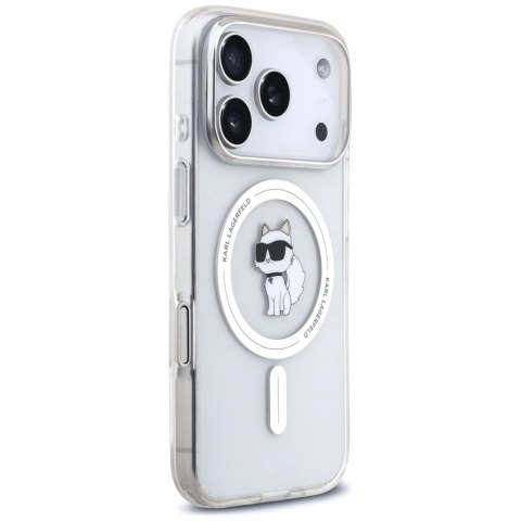 Etui Karl Lagerfeld IML Choupette MagSafe do iPhone 17 Pro Max - przezroczyste