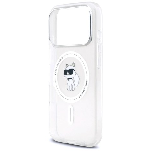 Etui Karl Lagerfeld IML Choupette MagSafe do iPhone 17 Pro Max - przezroczyste