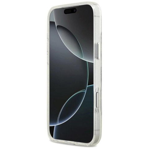 Etui Karl Lagerfeld IML Glitter Karl & Choupette Sketch Logo MagSafe do iPhone 17 Pro Max - przezroczyste